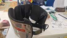 Colete de custelas para karting kart