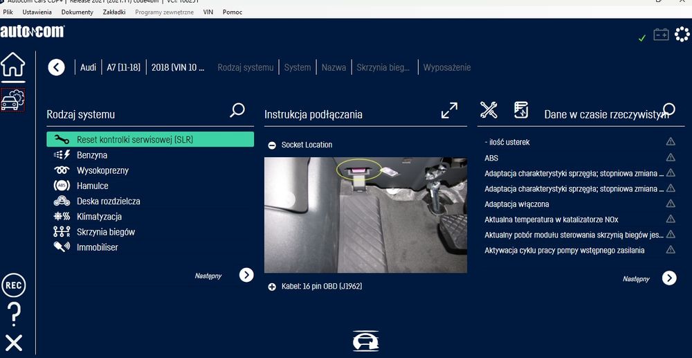 Komputer diagnostyczny Dell ciężarówki i osobowe BLUETOOTH