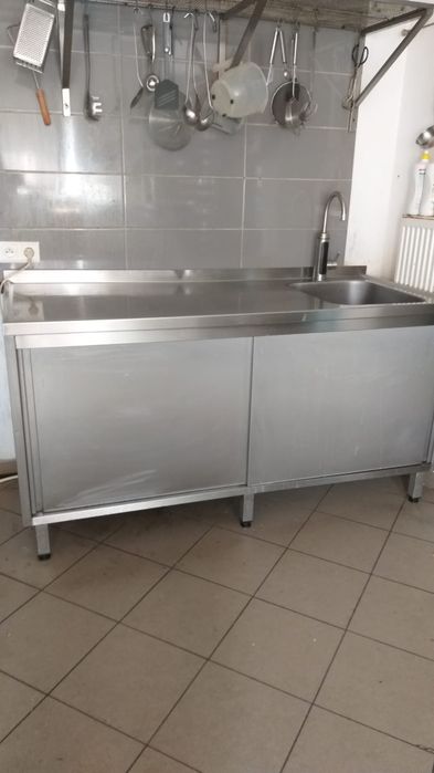 Zlew roboczy z szafką Dora Metal