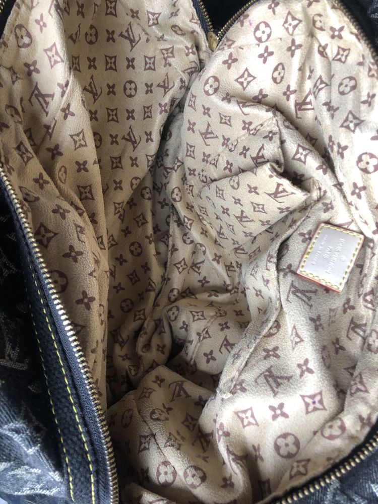 Louis Vuitton Jasmine Handbag Monogramouflage Denim