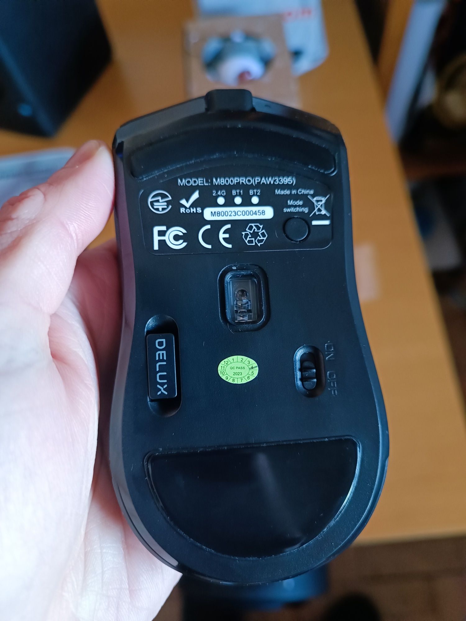 Rato Gaming Deluxe M800 Pro (PAW3395)