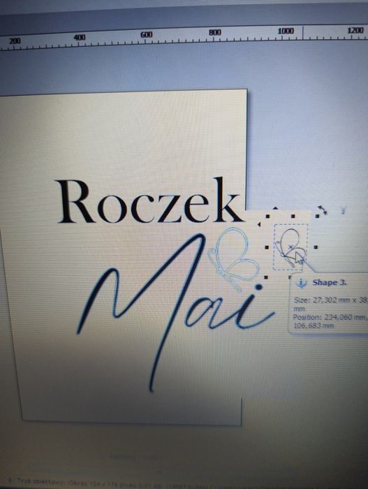 Naklejka ścianka ploter według twojego projektu