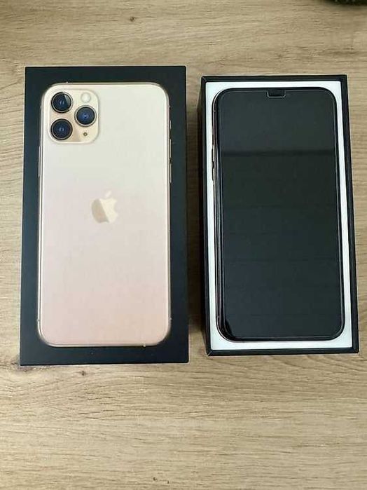 HIT! iPhone 11 Pro Max 64GB - Złoty - Nowa Bateria 100%