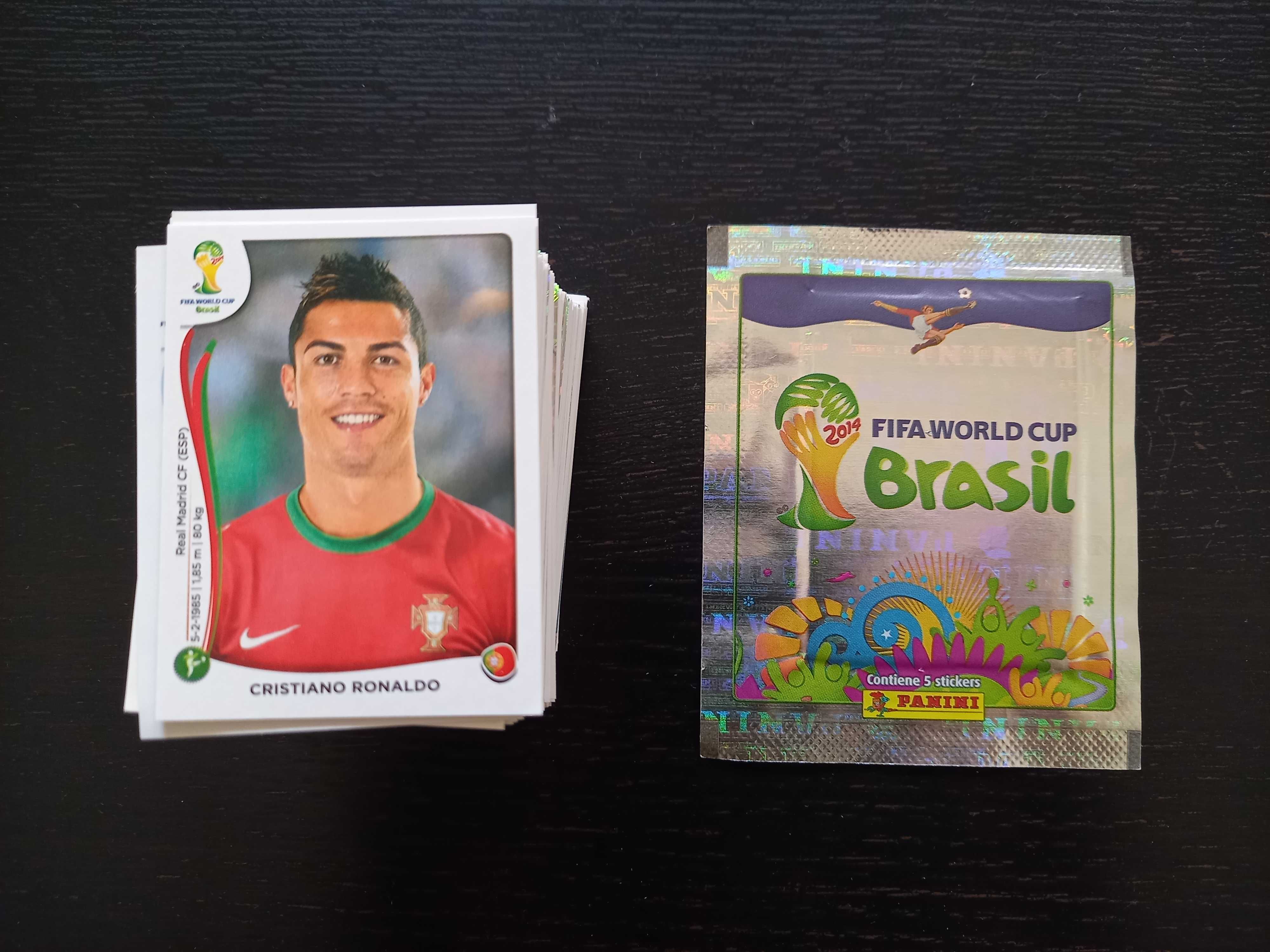 Cromos de futebol FIFA World Cup Brasil 2014 da Panini