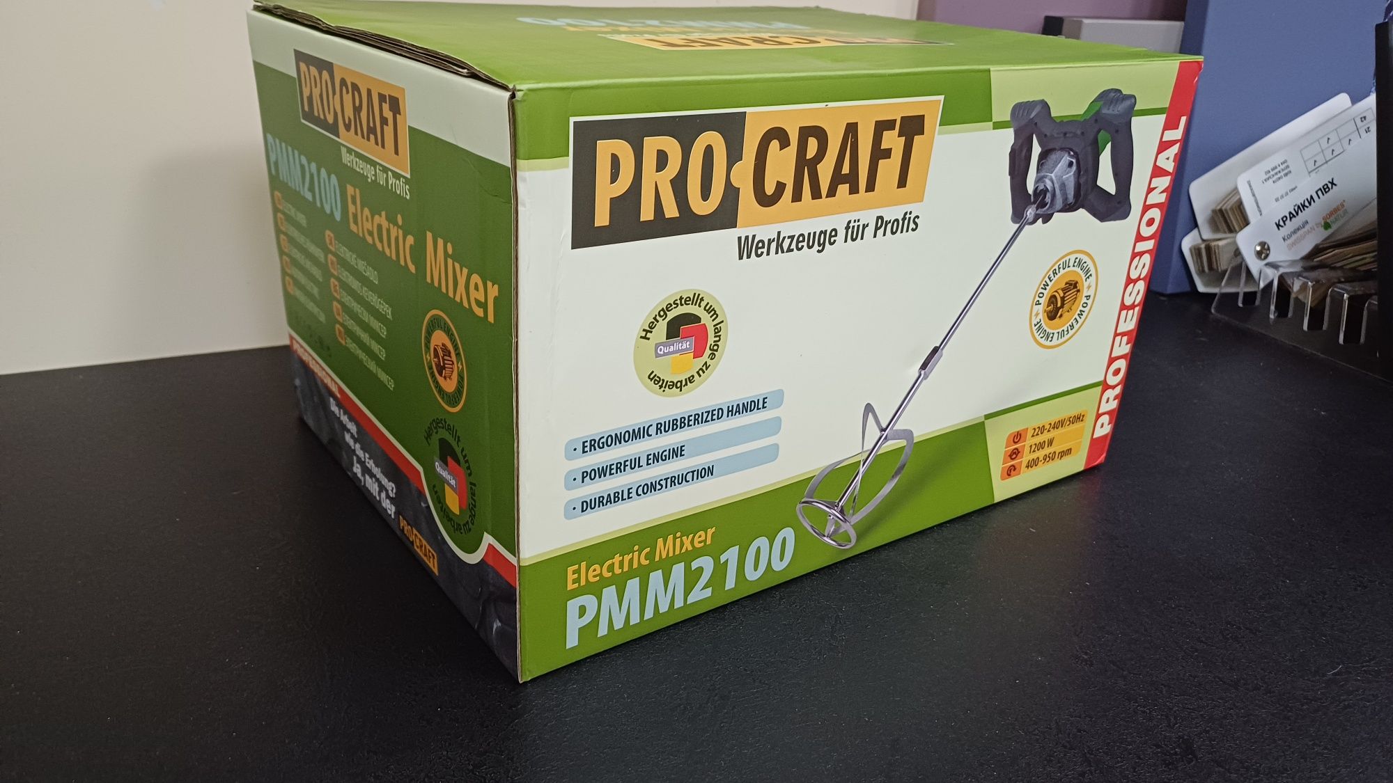 Міксер будівельний PROCRAFT PMM2100 New