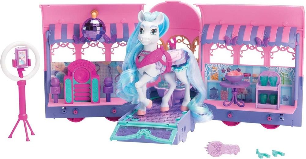 Набір Дикі Гриви Трейлер Wild Manes Perla's Clubhouse Trailer Playset