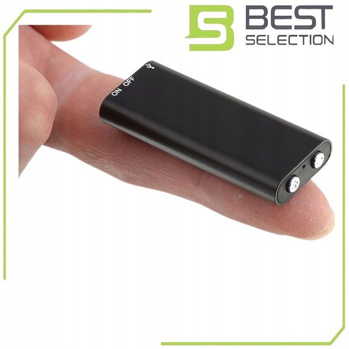 Dyktafon Pluskwa Mini Podsłuch Szpiegowski Detekcja Rejestrator ZESTAW