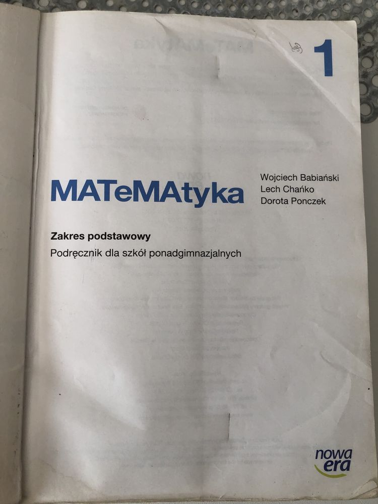 Podręcznik do Matematyki