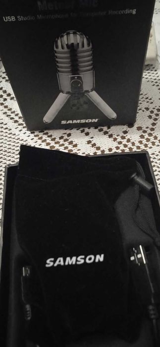 Мікрофон Samson Meteor Mic+ попфiльтр
