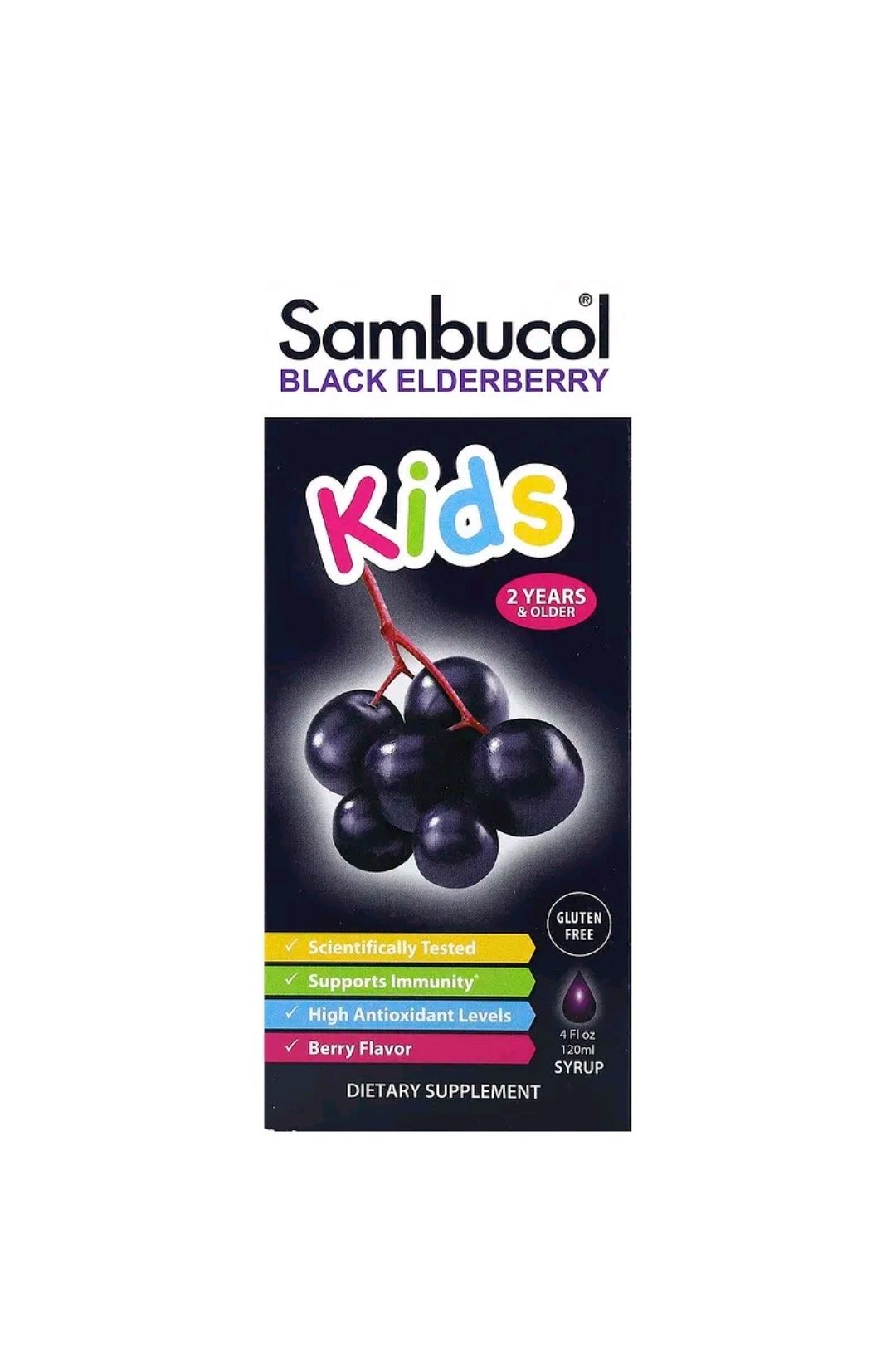 Sambucol Kids Black Elderberry 120 ml. Чорна бузина