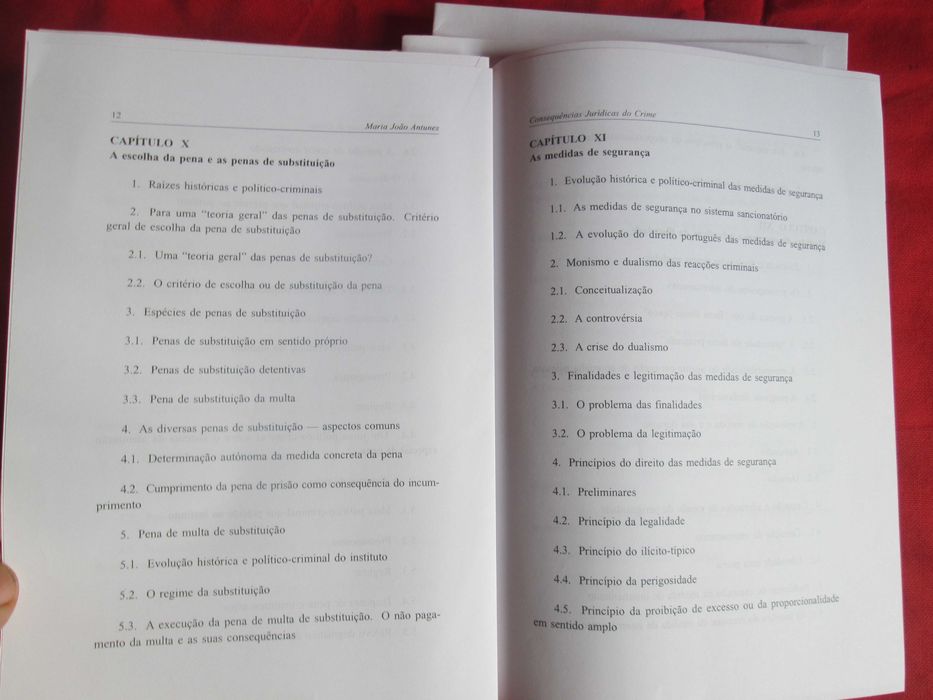 Consequências Jurídicas do Crime, de Maria João Antunes