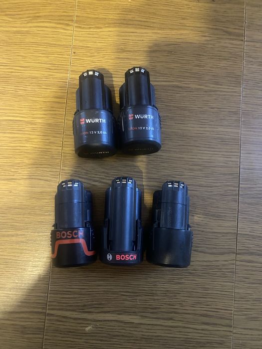 Акумулятор, Батерея 12, 18 вольт makita, bosch , wurth, makita