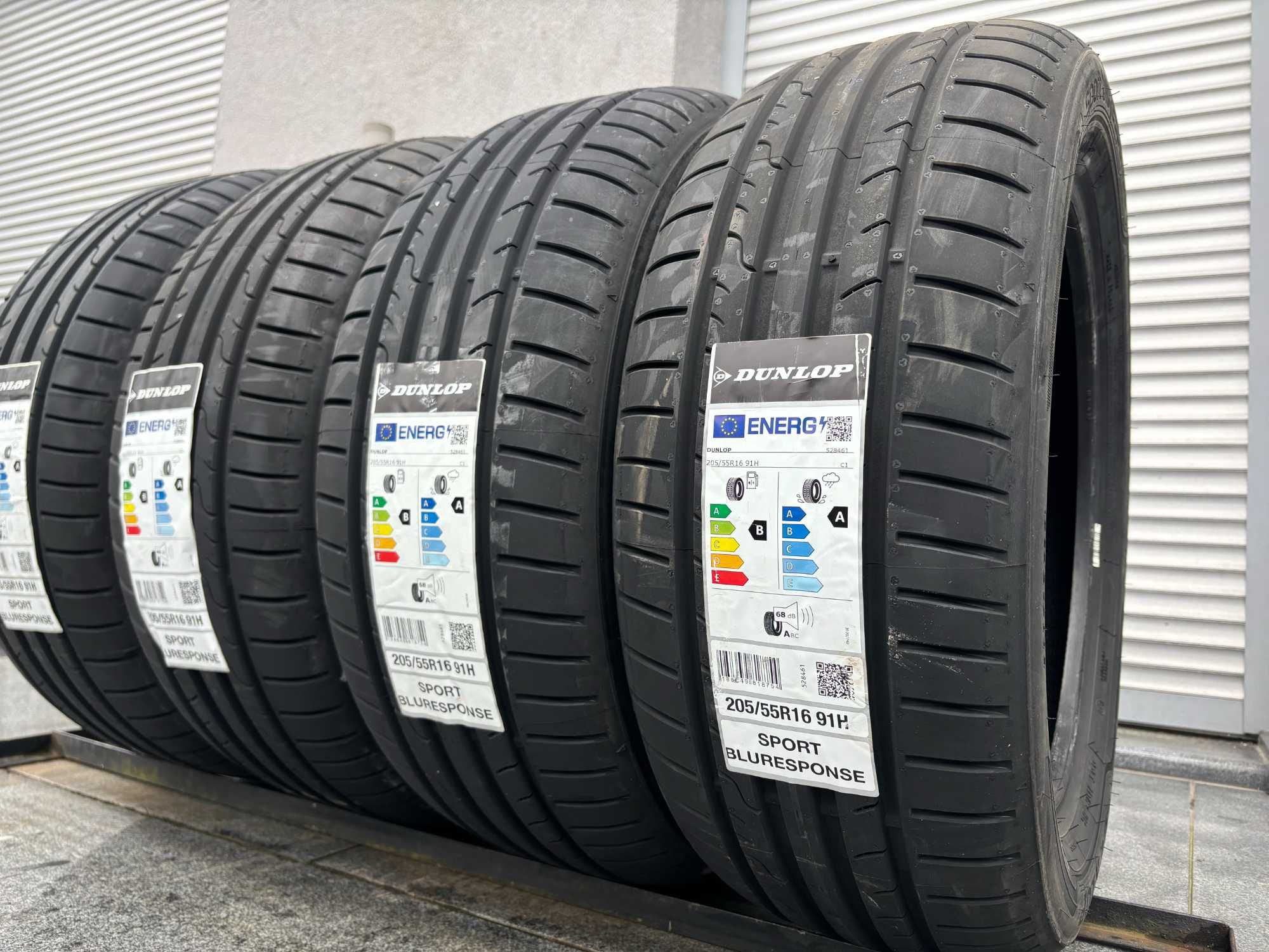 x4 letnie 205/55R16 Dunlop SportBluResponse B,A,68db prosto z fabryki