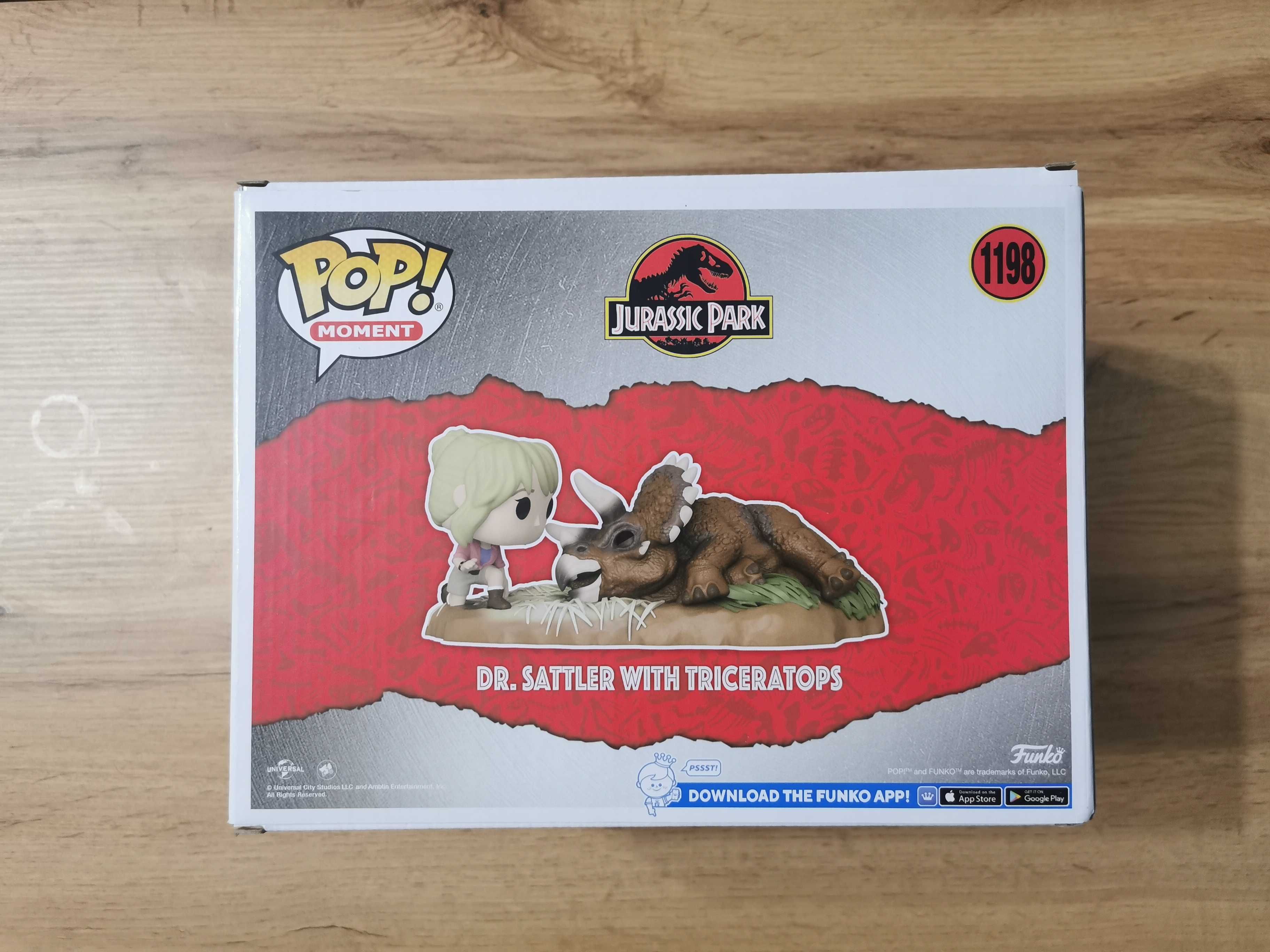 Dr. Sattler with Triceratops 1198 Funko Pop Jurassic Park