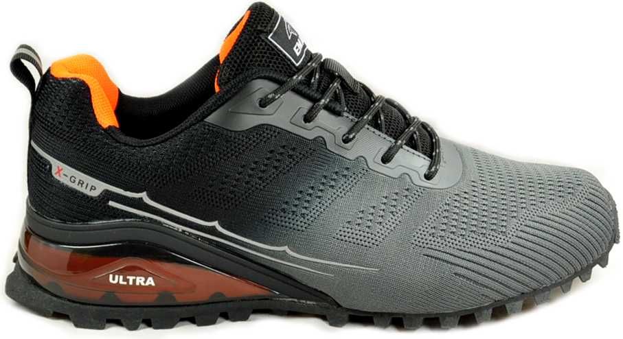 M1370 Szare SPORTOWE TERMOAKTYWNE buty trail running