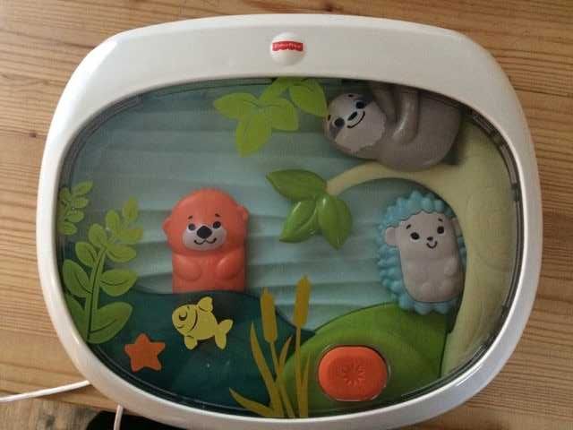 Projektor snu Fisher Price zwierzątka szum lampka nocna muzyka