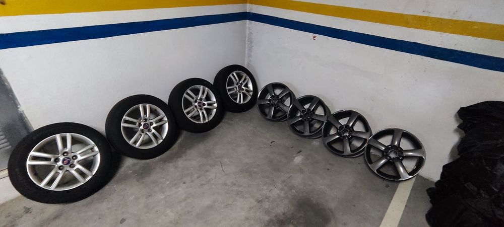 2 conjuntos jantes saab