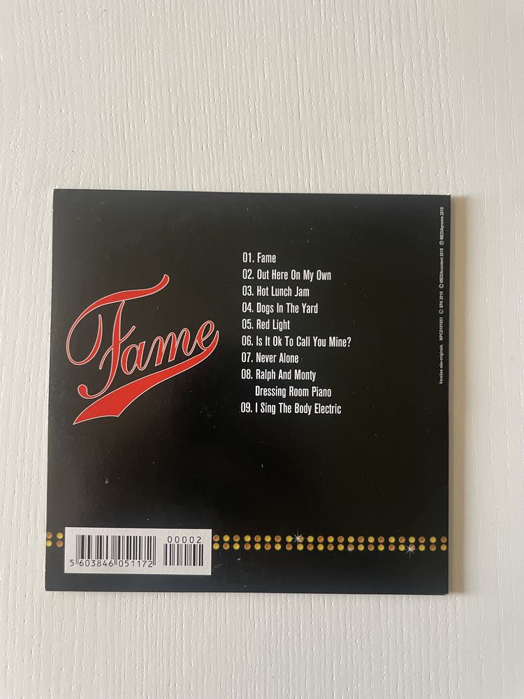 CD música Fame filme