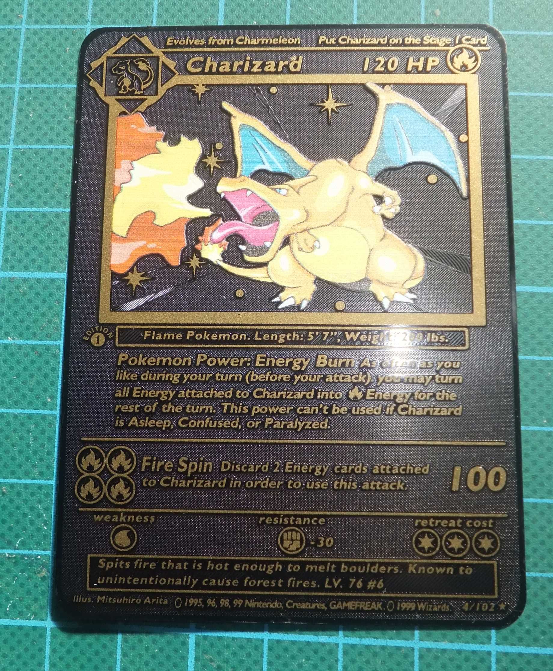 Carta Pokemon Charizard FAN MADE