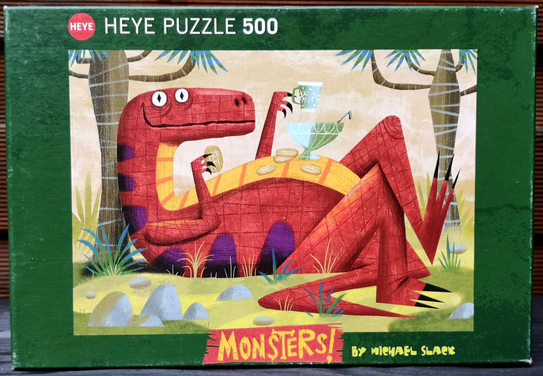 Puzzle 500 Heye Monsters Michael Slack Monster Punch nie 1000