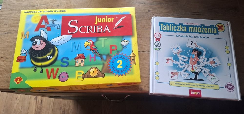 Gry edukacyjne tabliczka mnożenia scrabble