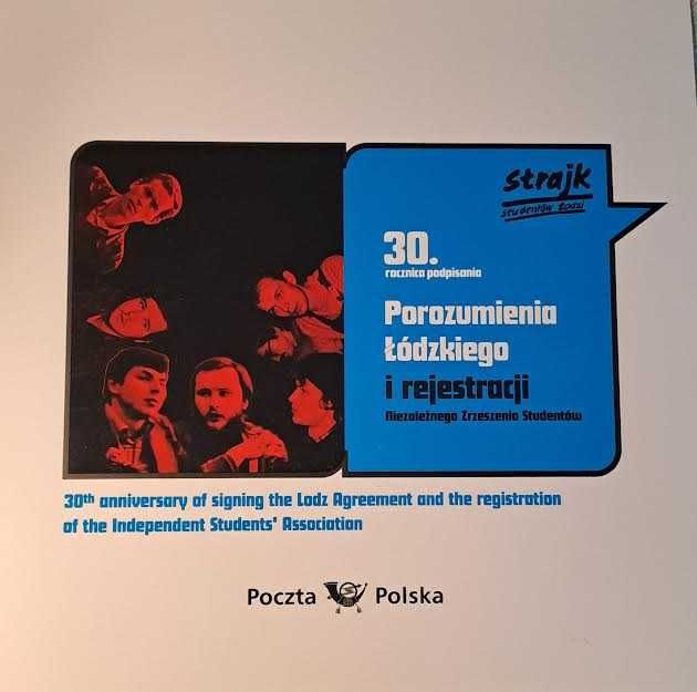 Filatelistyczny folder okolicznościowy