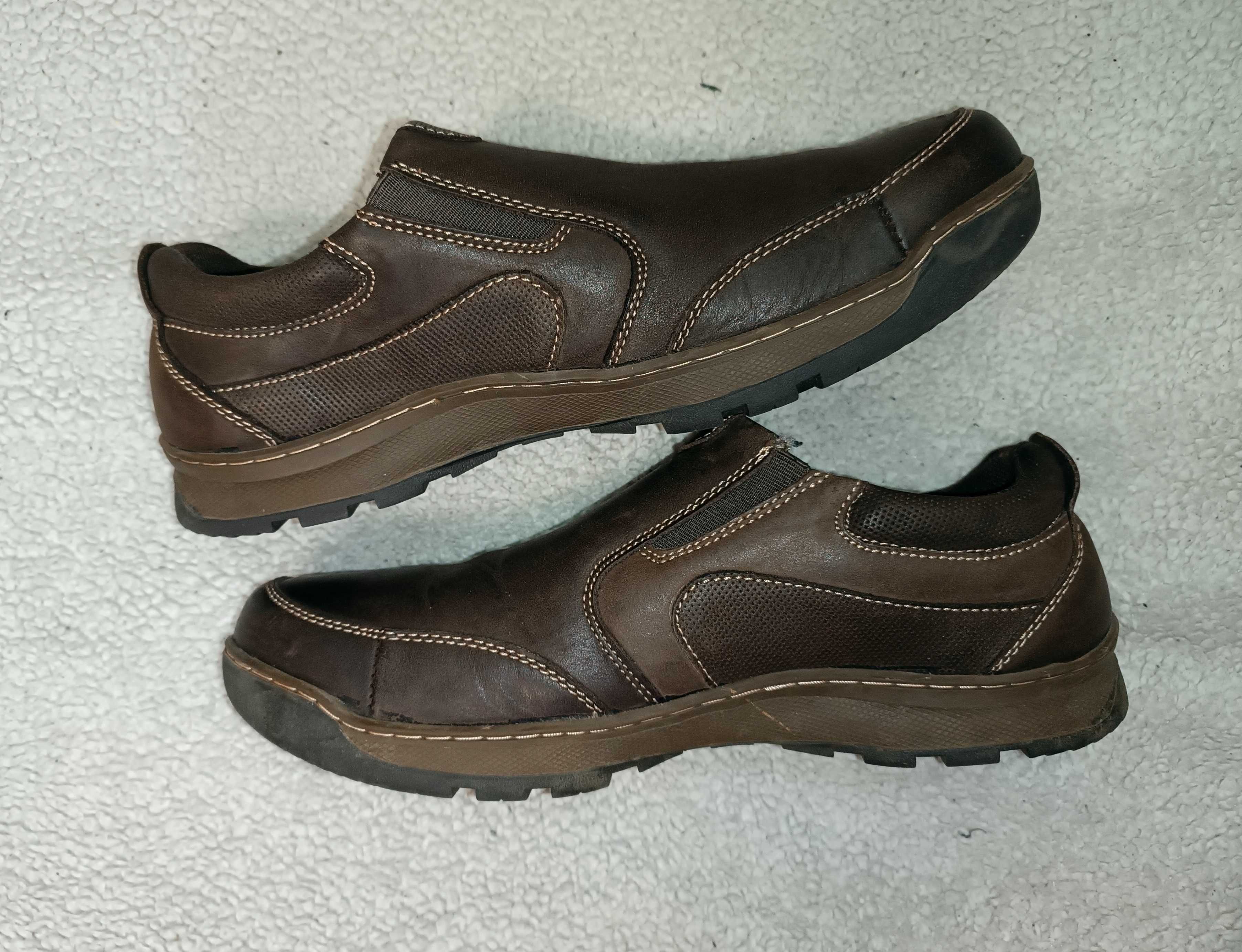 Туфли мокасины Hush Puppies USA кожаные 44 размер