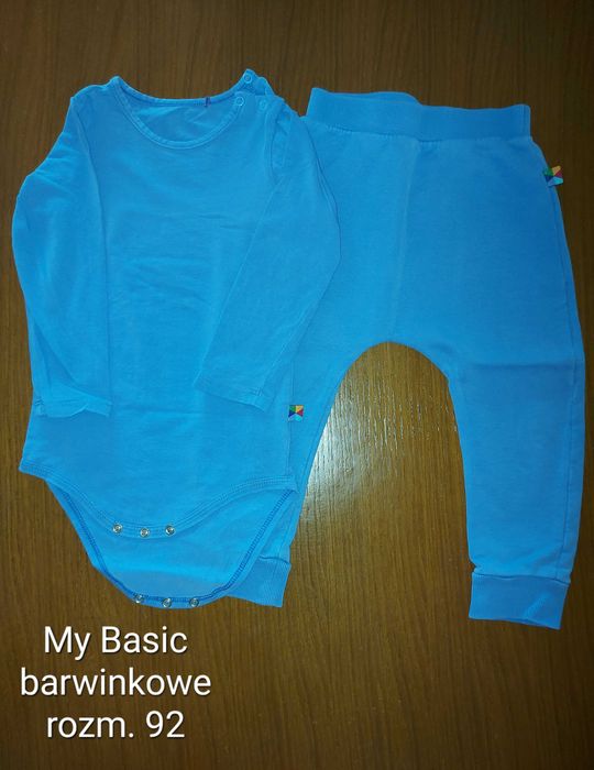 Body, spodnie, czapka My Basic rozmiar 92
