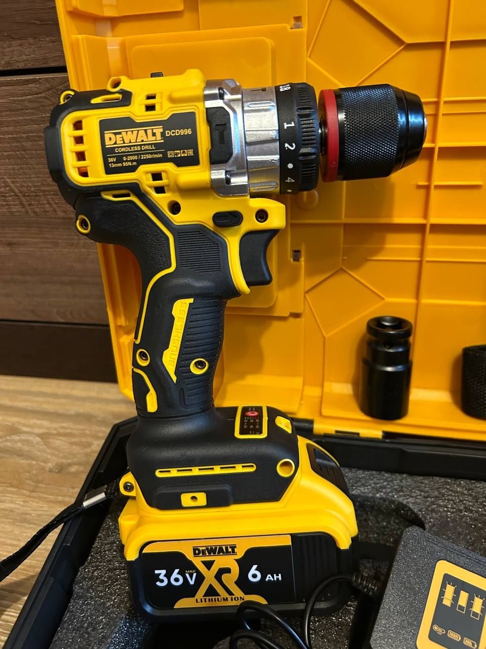 Набір 2в1 АКБ DeWalt 36V Гайковерт+ шуруповерт Деволт