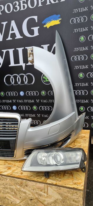 Бампер передній в зборі Audi A6 C6 доресталінг