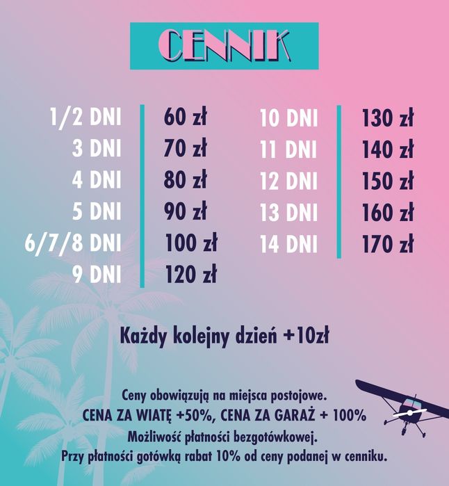 PYRZO VICE Parking, wolne miejsca, przy lotnisku Katowice - Pyrzowice