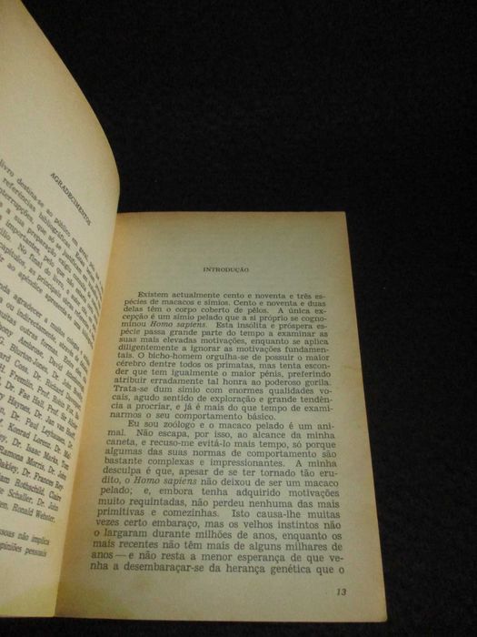 Livro O Macaco Nu Desmond Morris
