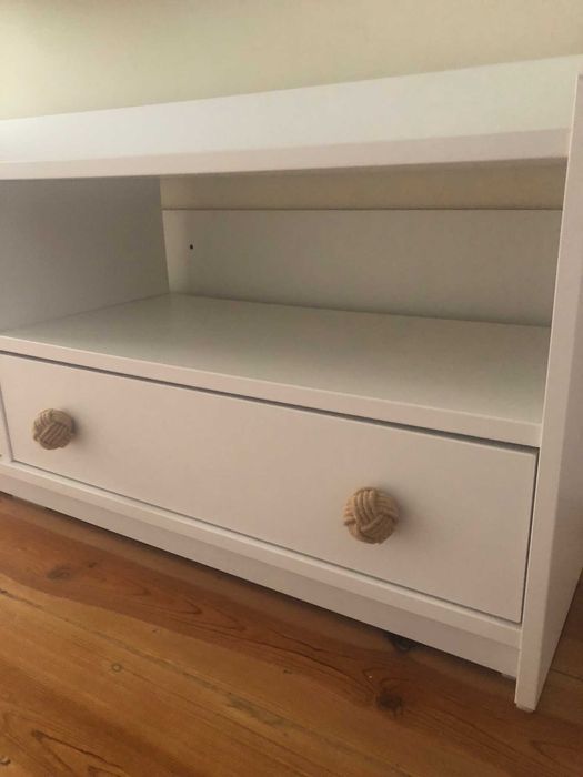 Móvel TV, branco, 138x36x54 cm - HAUGA / IKEA