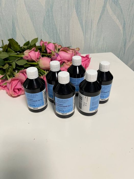 Антисептик спирт етиловий флакон 100 мл