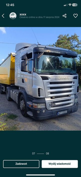 Scania R420 HPI 2009r hydraulika