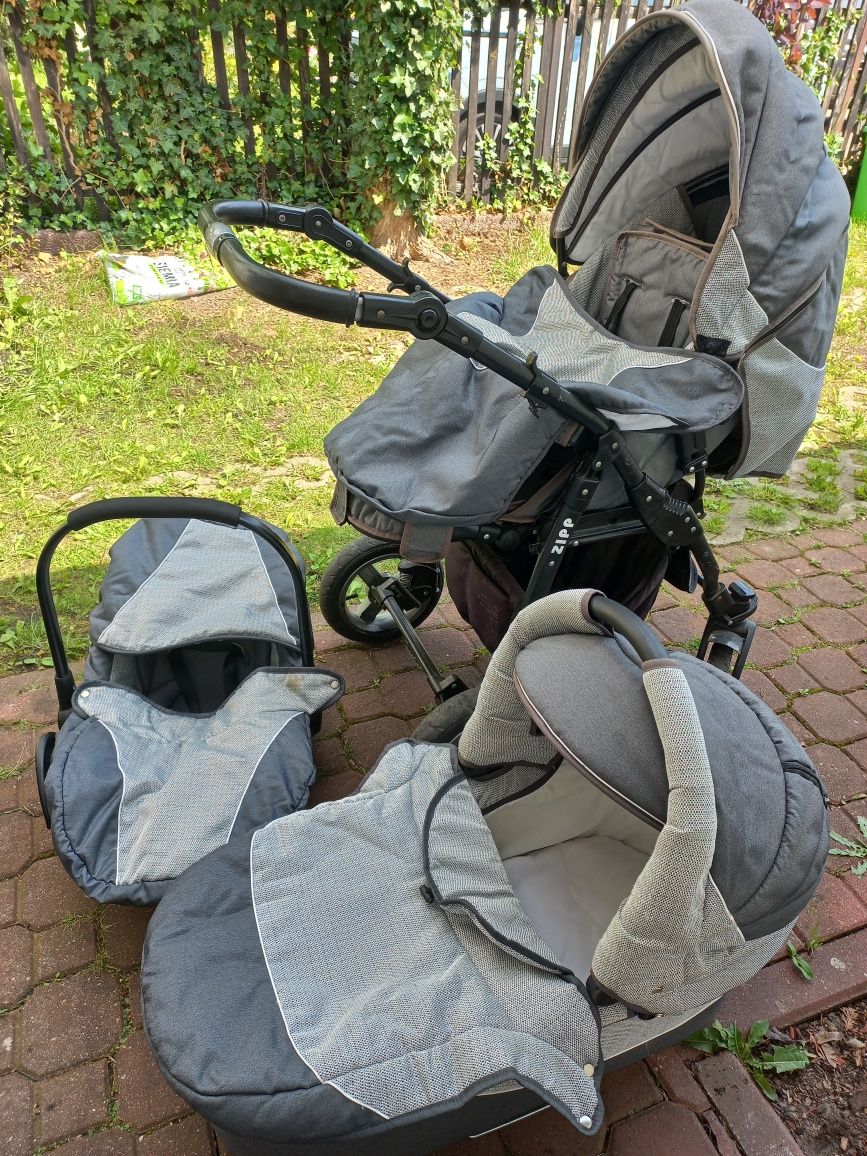 Wózek 3w1, bardzo "skrętny"