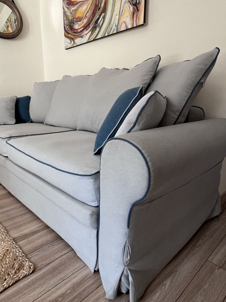 Kanapa rozkładana sofa w bardzo dobrym stanie big mama optisofa