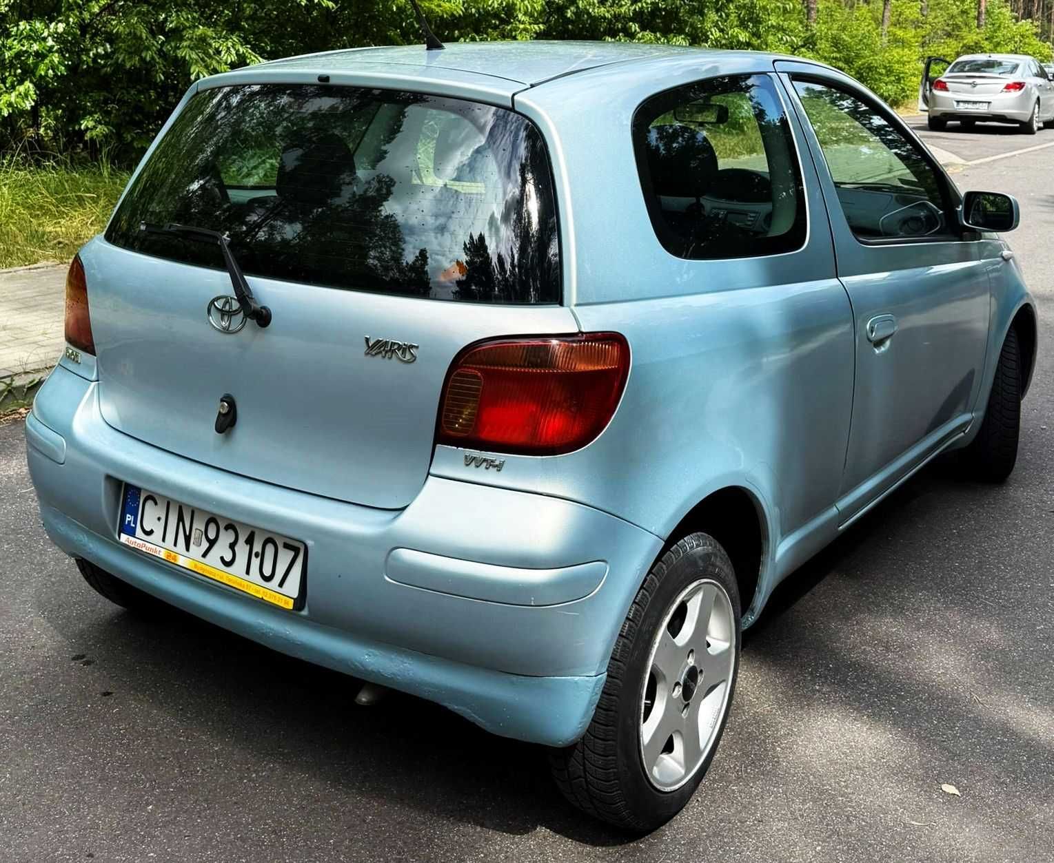 Yaris 2003 1.3 ben elektryka sprawny jeżdżący rozrząd na łańcuchu