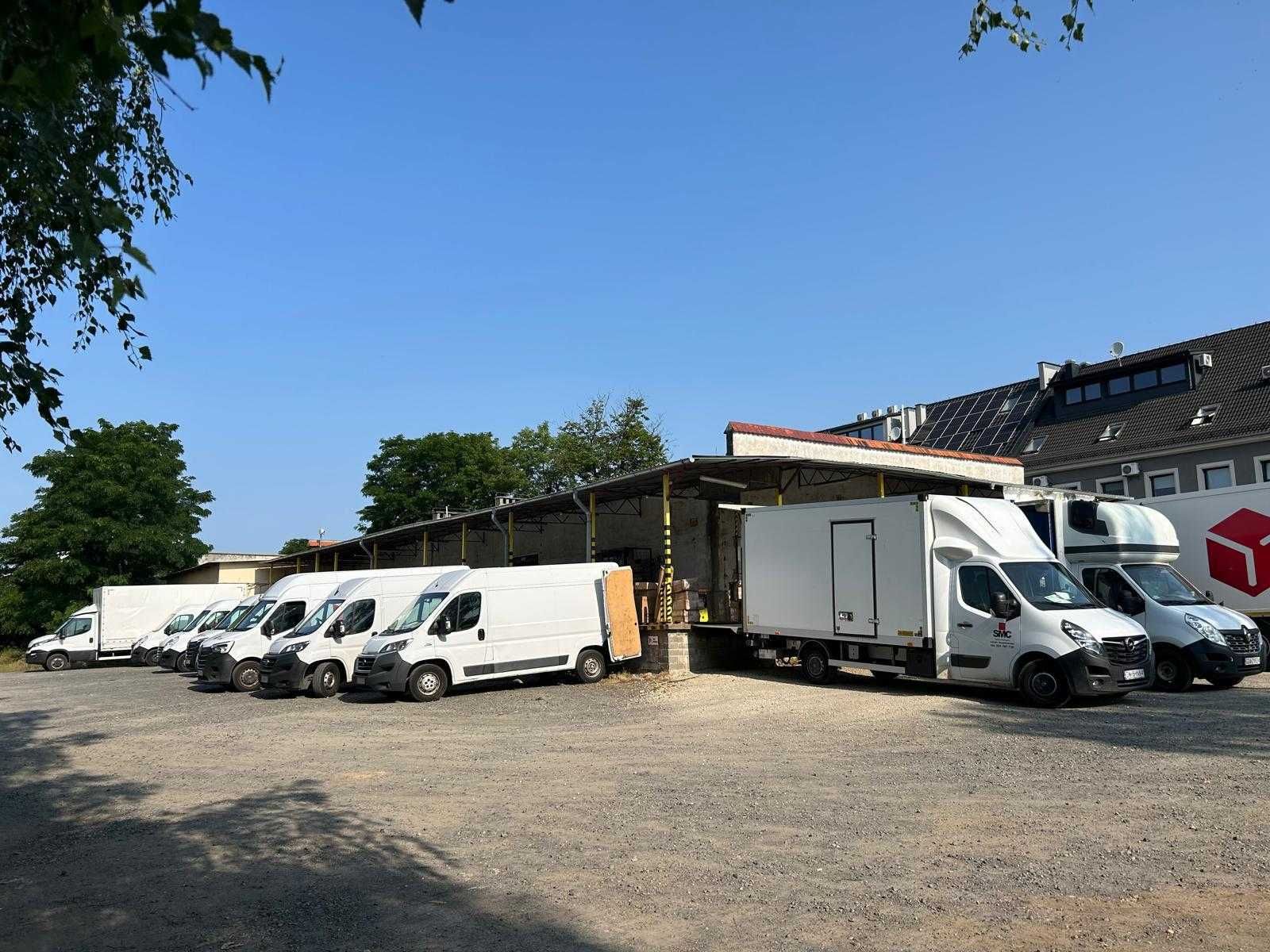 Lotnisko-Magazyn od 100-280 m2 + zaplecze,  Plac na parking , skład