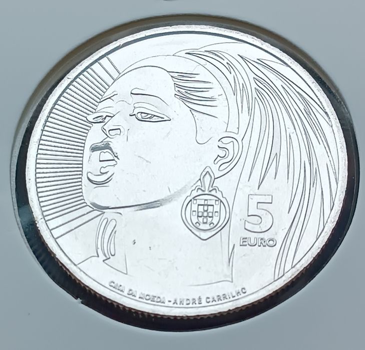 Portugal 2025 - Moeda 5€  normal - Simone de Oliveira - Diva Eterna