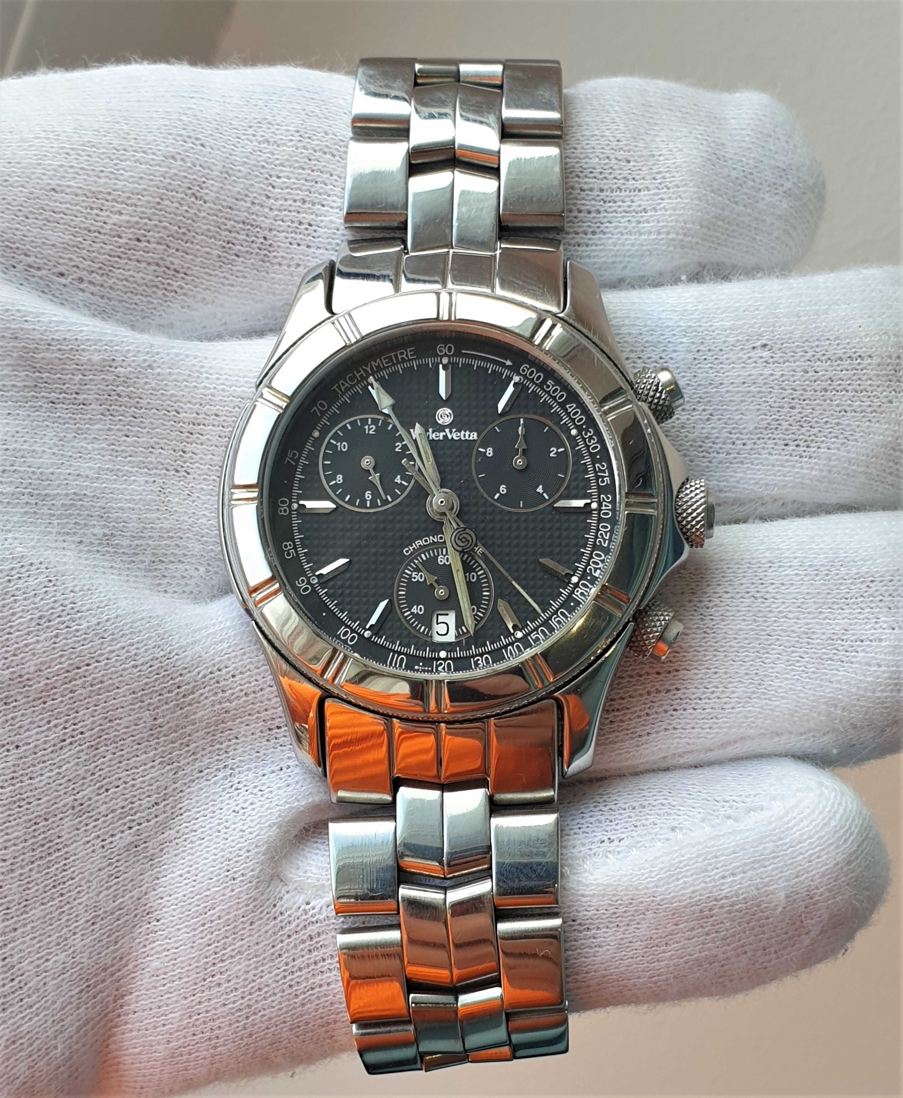 Чоловічий годинник часы Wyler Vetta Incaflex 100м 38мм Chronograph