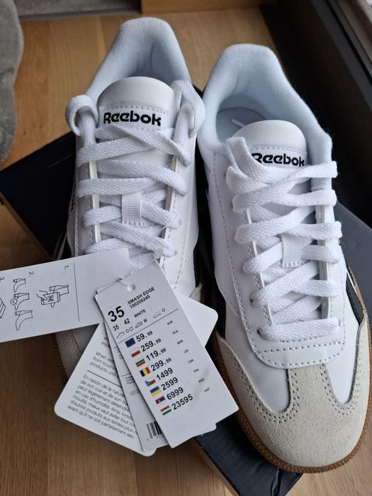 Reebok smash edge white 35 rozmiar