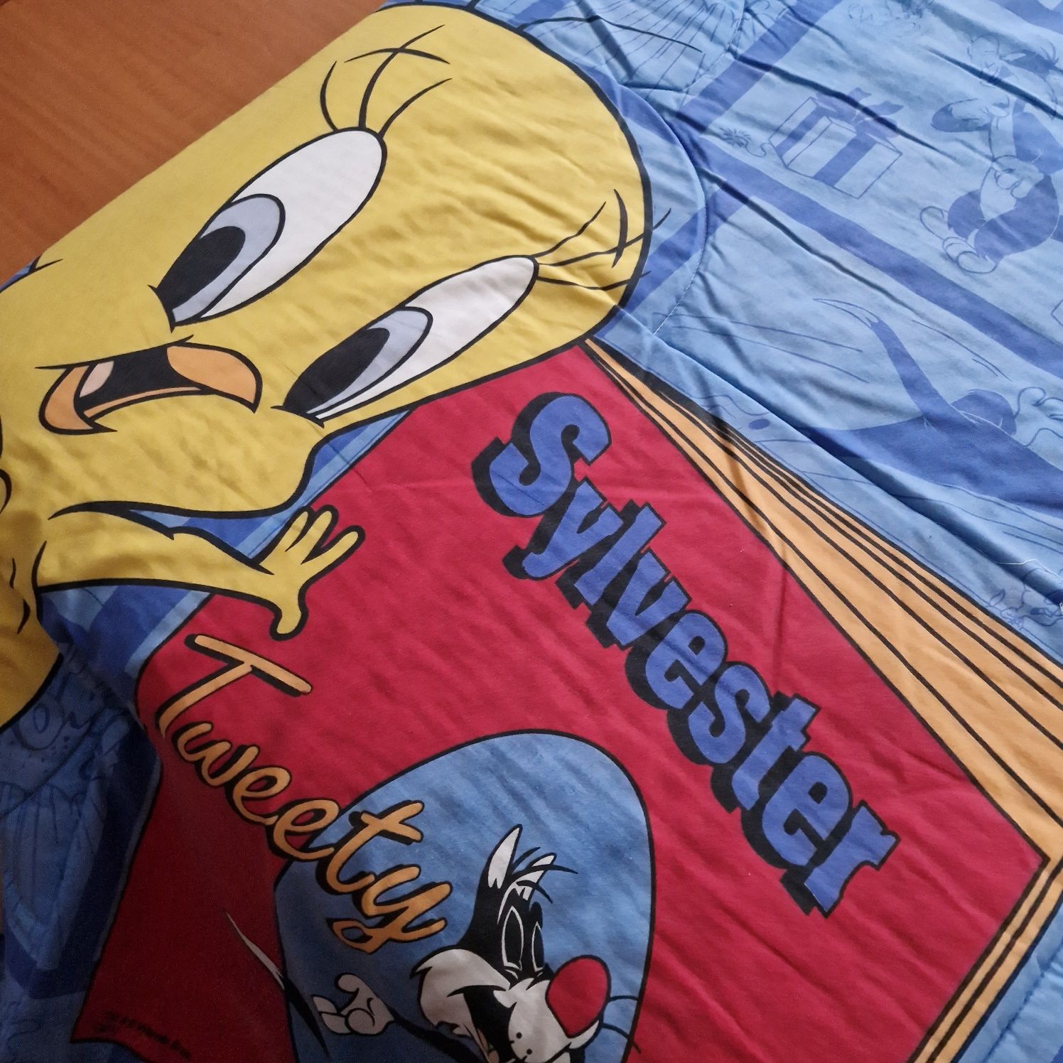 Edredão cama de solteiro reversível