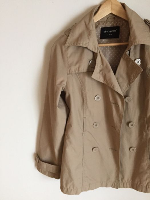 Casaco Estilo Trench Coat Ligeiro