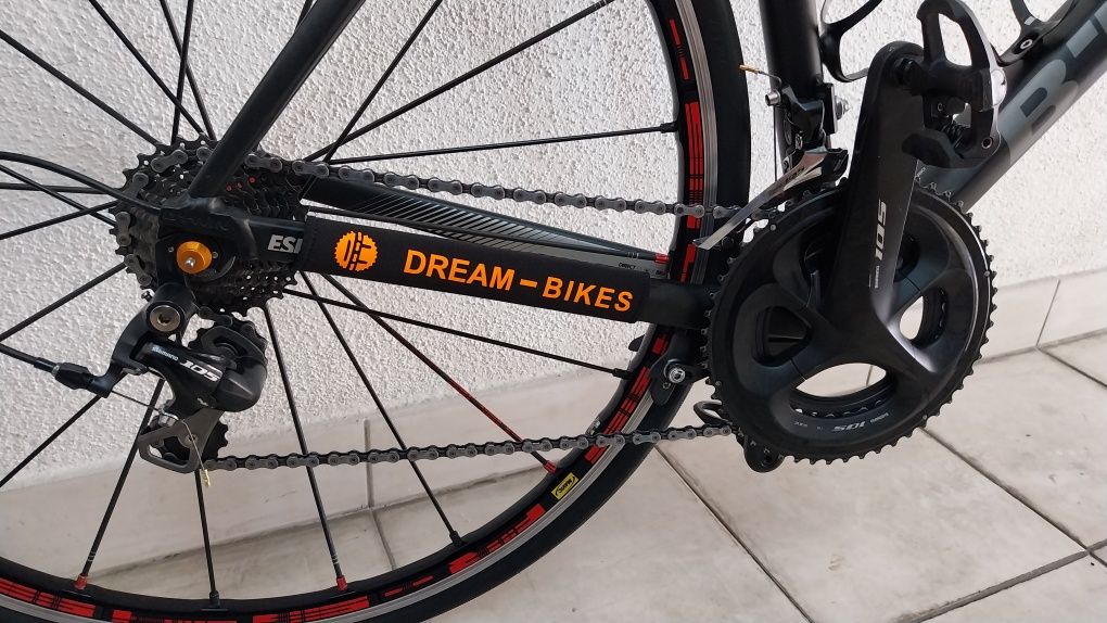 Btwin Alur700 - vários acessórios em carbono