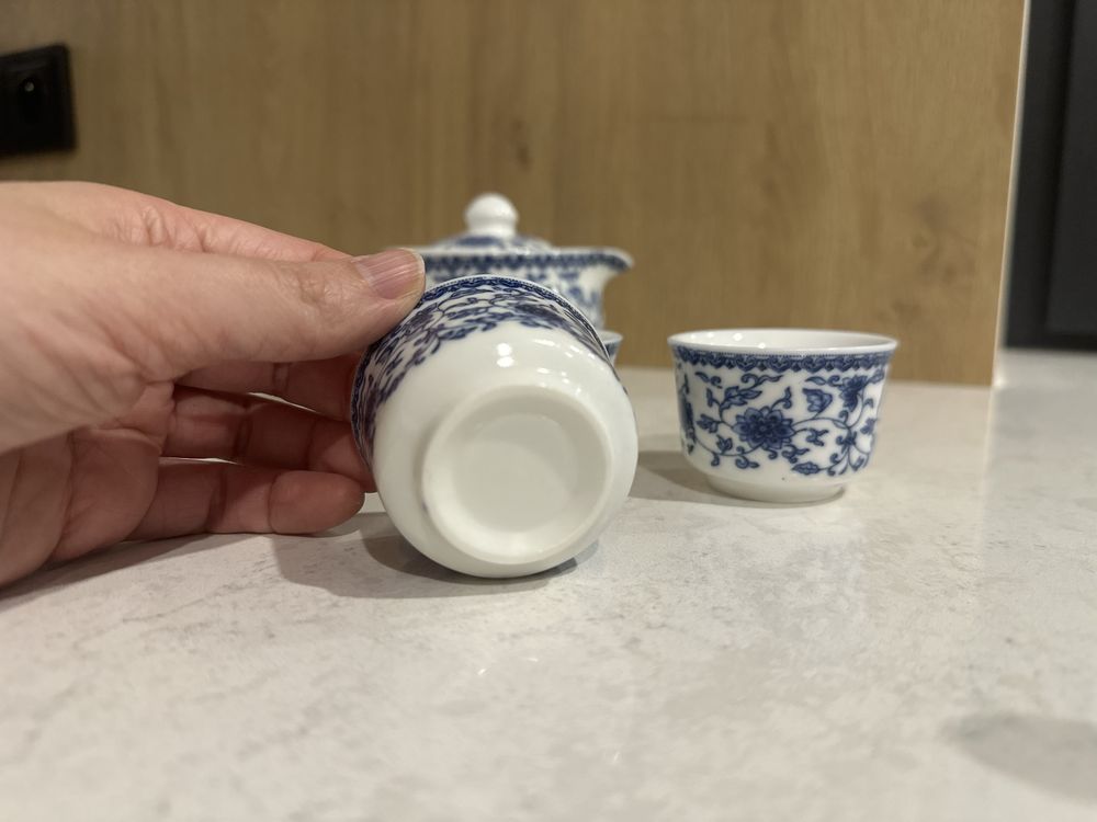 Komplet do Prawdziwej Chińskiej Herbaty - Porcelana, Nieużywany!