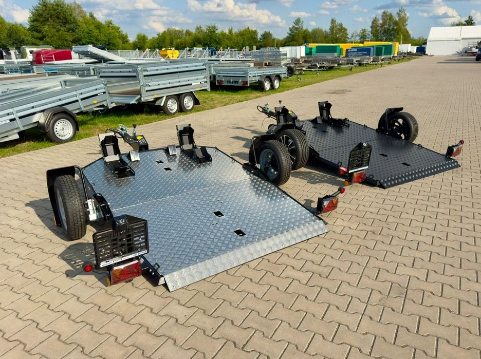 Lorries MT 2 Przyczepa pod 2 motocykle  motory, quad, opuszczana do załadunku