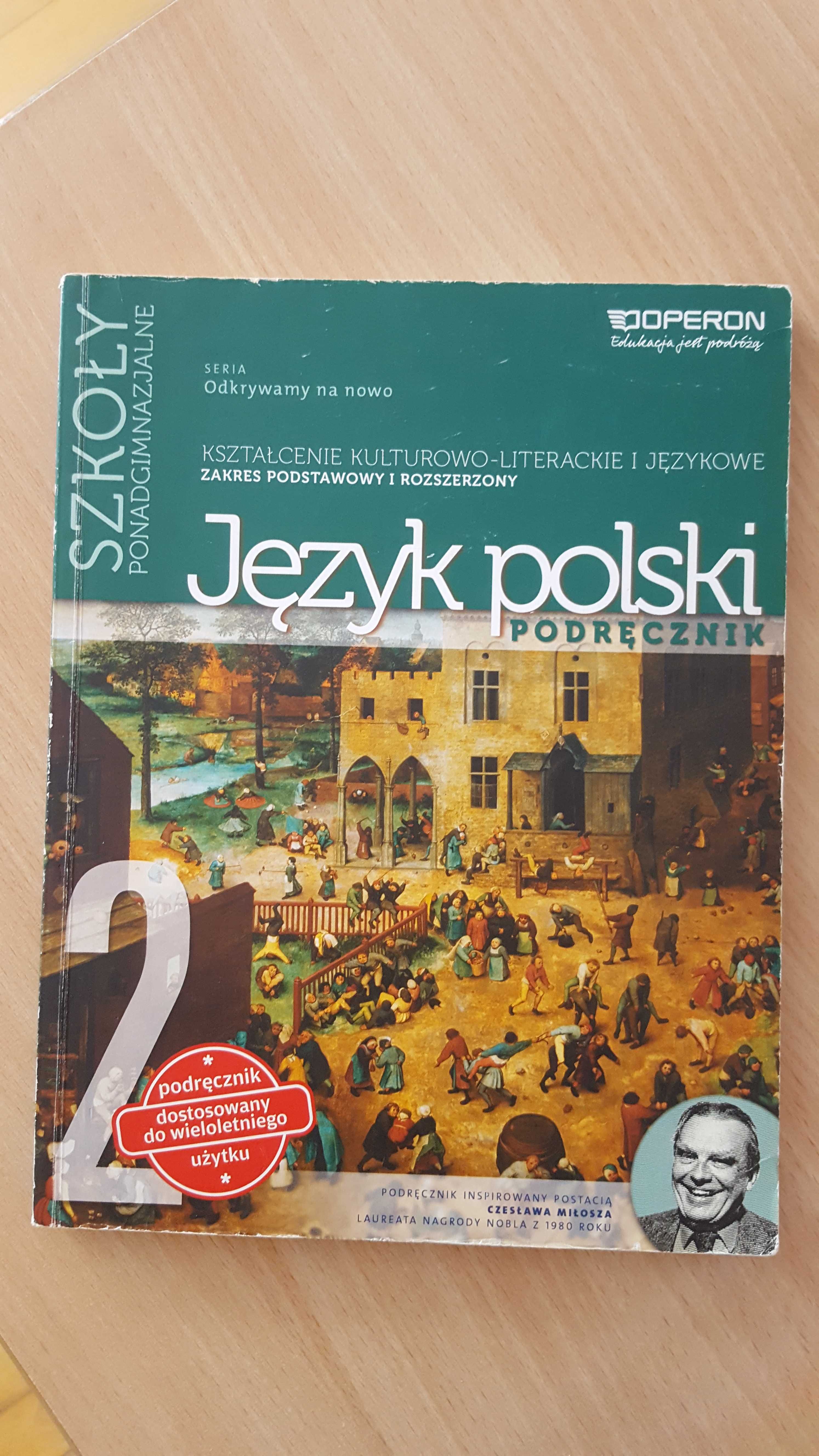 Język polski cz.2 odkrywamy na nowo podręcznik