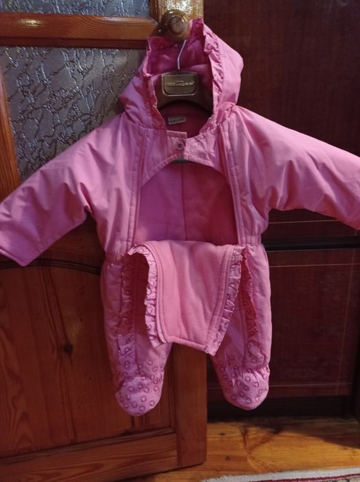 Дитячий комбінезон-конверт для дівчинки