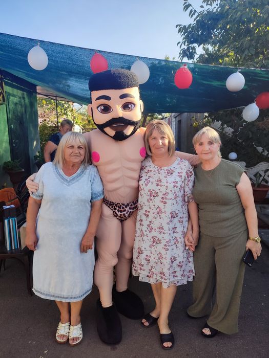 Стриптизер шуточний Поліцейський  ростова кукла